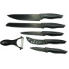 Set de cuchillo black speckled.