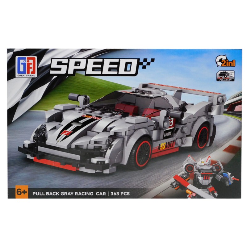 Carro y Muñeco de Bloques Armable