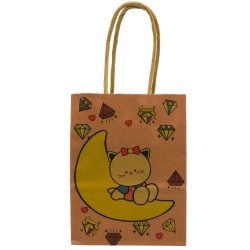 Docena de Bolsas de Regalo de Papel Kraft 11x14cm