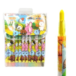 Pack de 12 Piezas de Crayón Retráctil