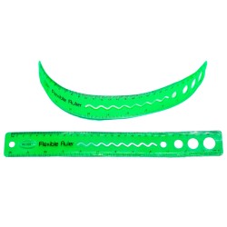 Regla 30 cm flexible (docena)