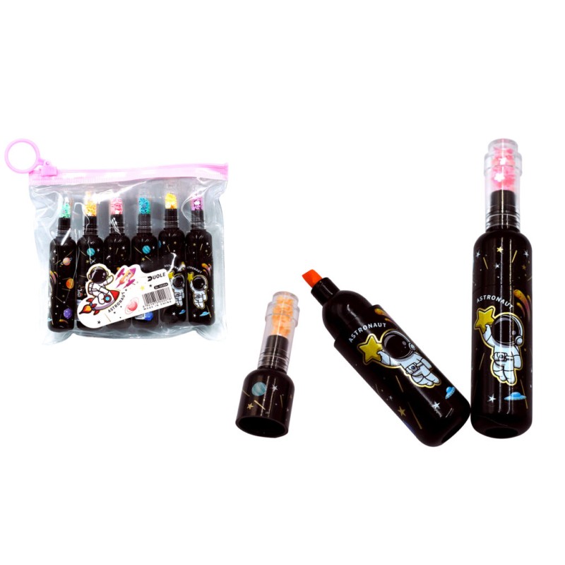 Paquete de 6 plumones de astronautas