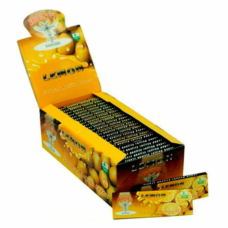Papel para fumar Hornet sabor limón