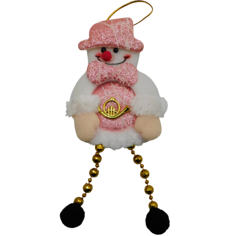 Adorno Rosa de Personajes Navideños