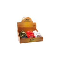 Farolito navideño en forma de reloj despertador