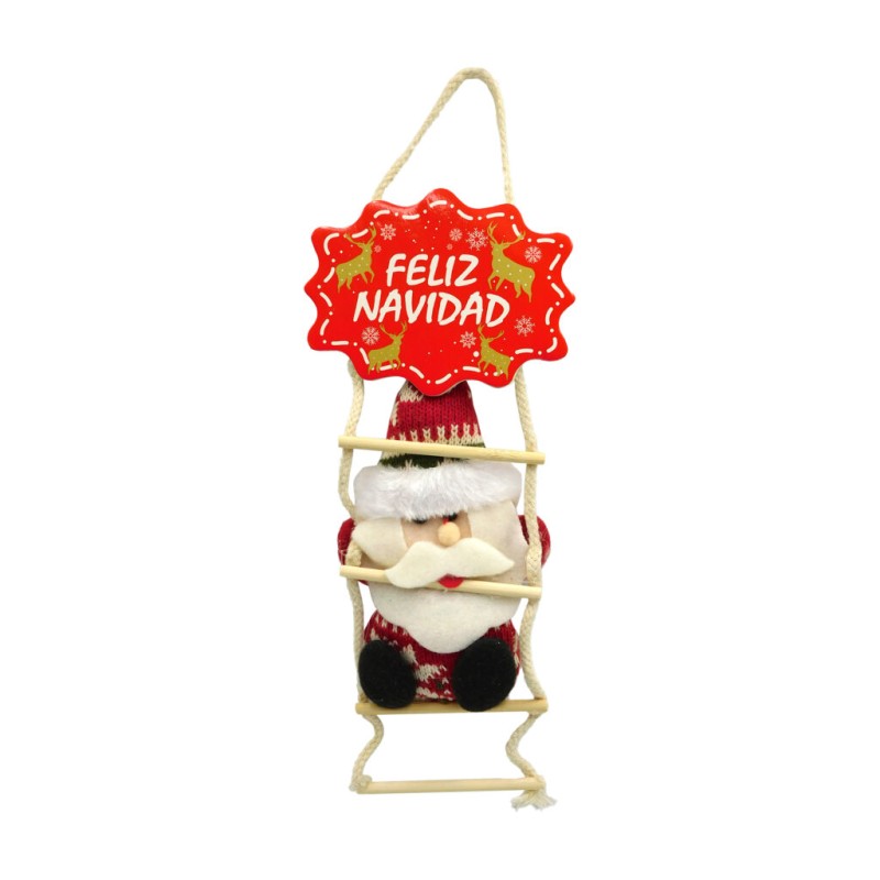 Adorno “Feliz Navidad” escalera