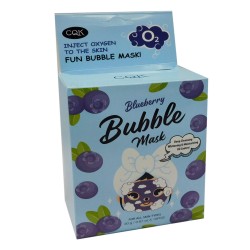 Mascarilla facial bubble blueberry
