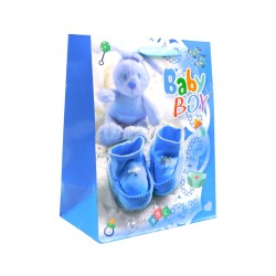 Docena de Bolsas para Regalos de Baby Shower Chica