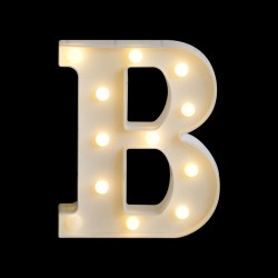 Letra con luces “B”