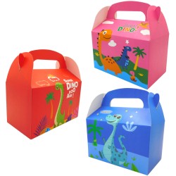 Caja armable para dulces de dinos cute