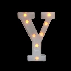 Letra con luces “Y”