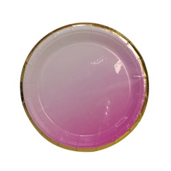 Platos para Fiesta degradado