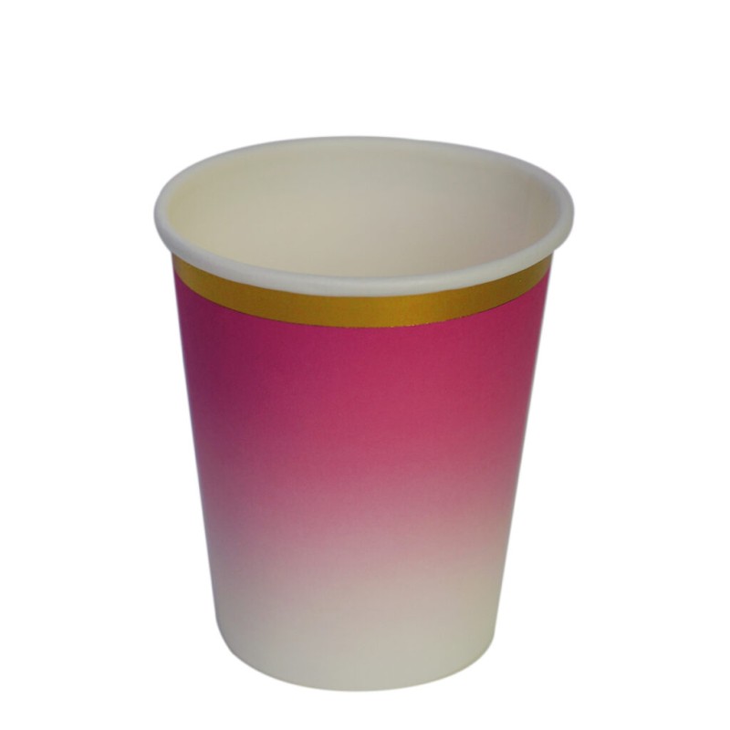 Vasos para fiesta degradado.