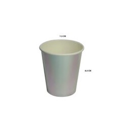 Vasos para fiesta metálico.