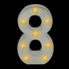 Numero con luz led “8”