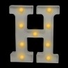 Letra con luces “H”