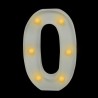 Numero con luz led “0”