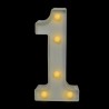 Numero con luz led “1”
