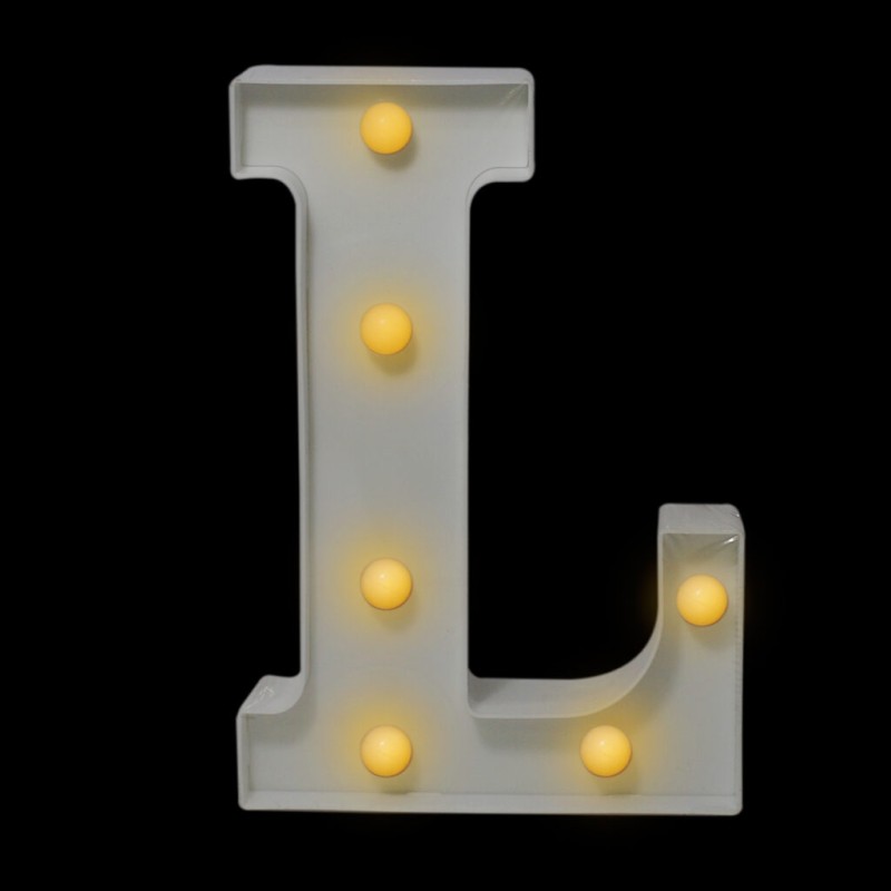 Letra con luces “L”