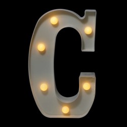 Letra con luces “C”