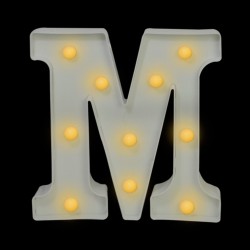 Letra con luces “M”
