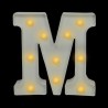 Letra con luces “M”
