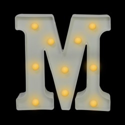 Letra con luces “M”