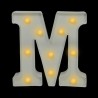 Letra con luces “M”