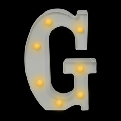 Letra con luces “G”