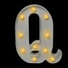 Letra con luces “Q”