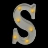 Letra con luces “S”