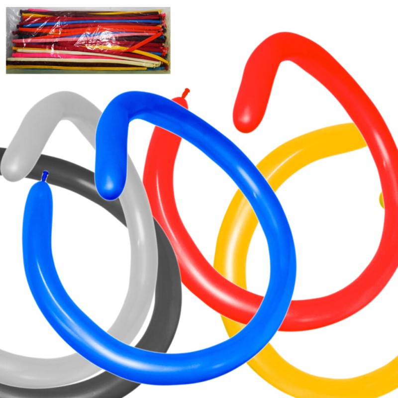 Globo largo .(paquete con 100 piezas)