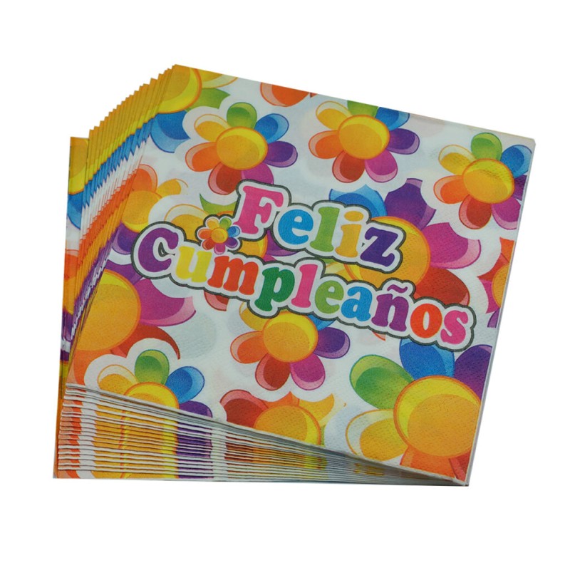 Servilleta cumpleaños.