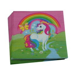 Servilleta unicornio.