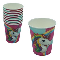 Vasos para fiesta UNICORNIOS