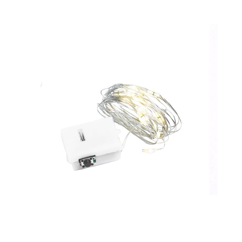 Luces LED Amarillas de Alambre de 3 Metros