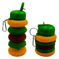 Botella Plegable de Hamburguesa
