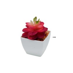 Flor artificial tipo suculenta