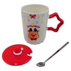 Taza con diseño navideño